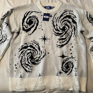 GALAXY distressed sweater